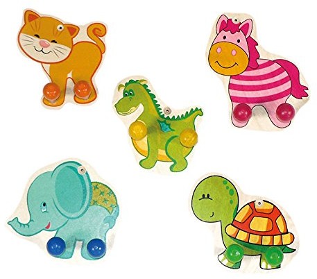 Hess drewnianych zabawek 30308 Garde robe zwierząt z drewna, 1 sztuki (do wyboru)