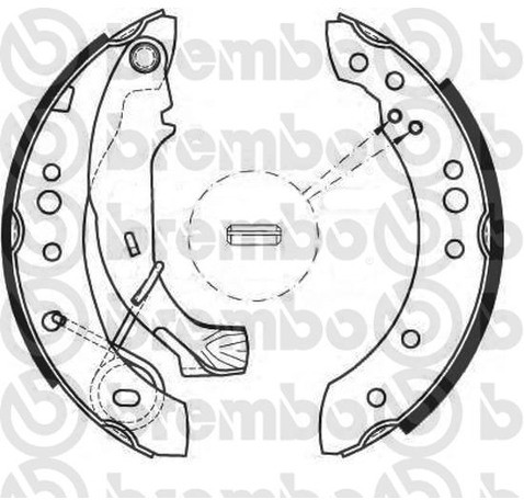LPR GROUP Zestaw szczęk hamulcowych GROUP 08150