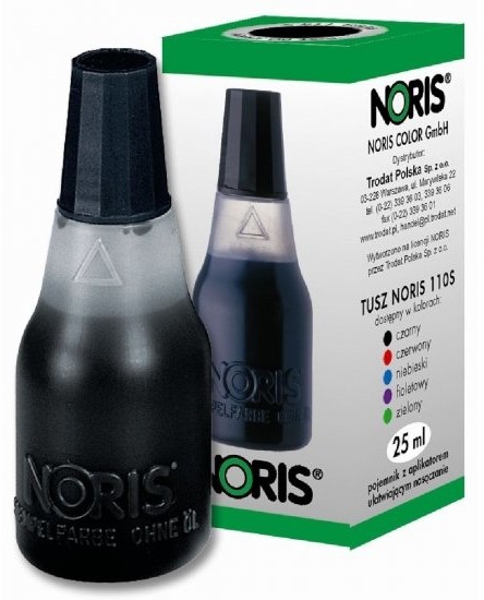 Trodat Tusz do stempli NORIS 110S czarny 25ml TU.243.241/4