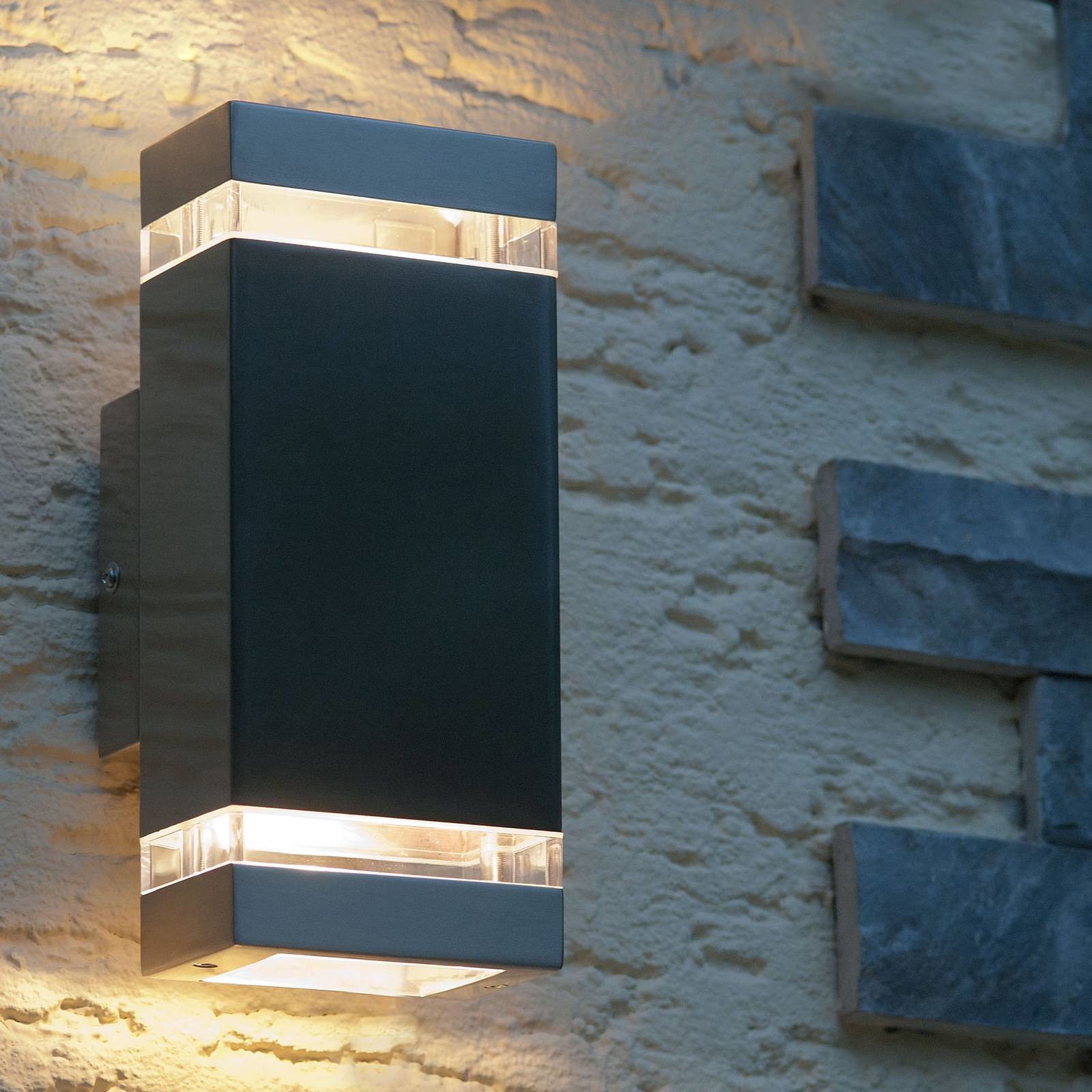 ECO-Light Kinkiet zewnętrzny Focus, stal szlachetna