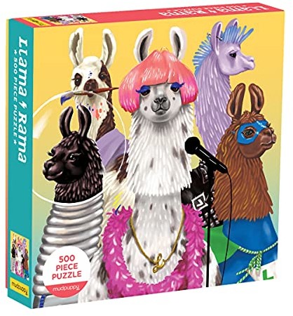 Mudpuppy Llama Rama 500 Piece, Family Puzzle 9780735361102
