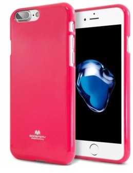 Zdjęcia - Etui Mercury Jelly Case iPhone X różowy /hot pink wycięcie/hole 