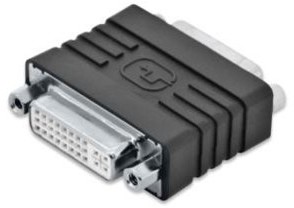 Assmann ASM Adapter DVI-I DualLink Typ DVI-I (24+5)/DVI-I (24+5) Ż/Ż czarny AK-320503-000-S