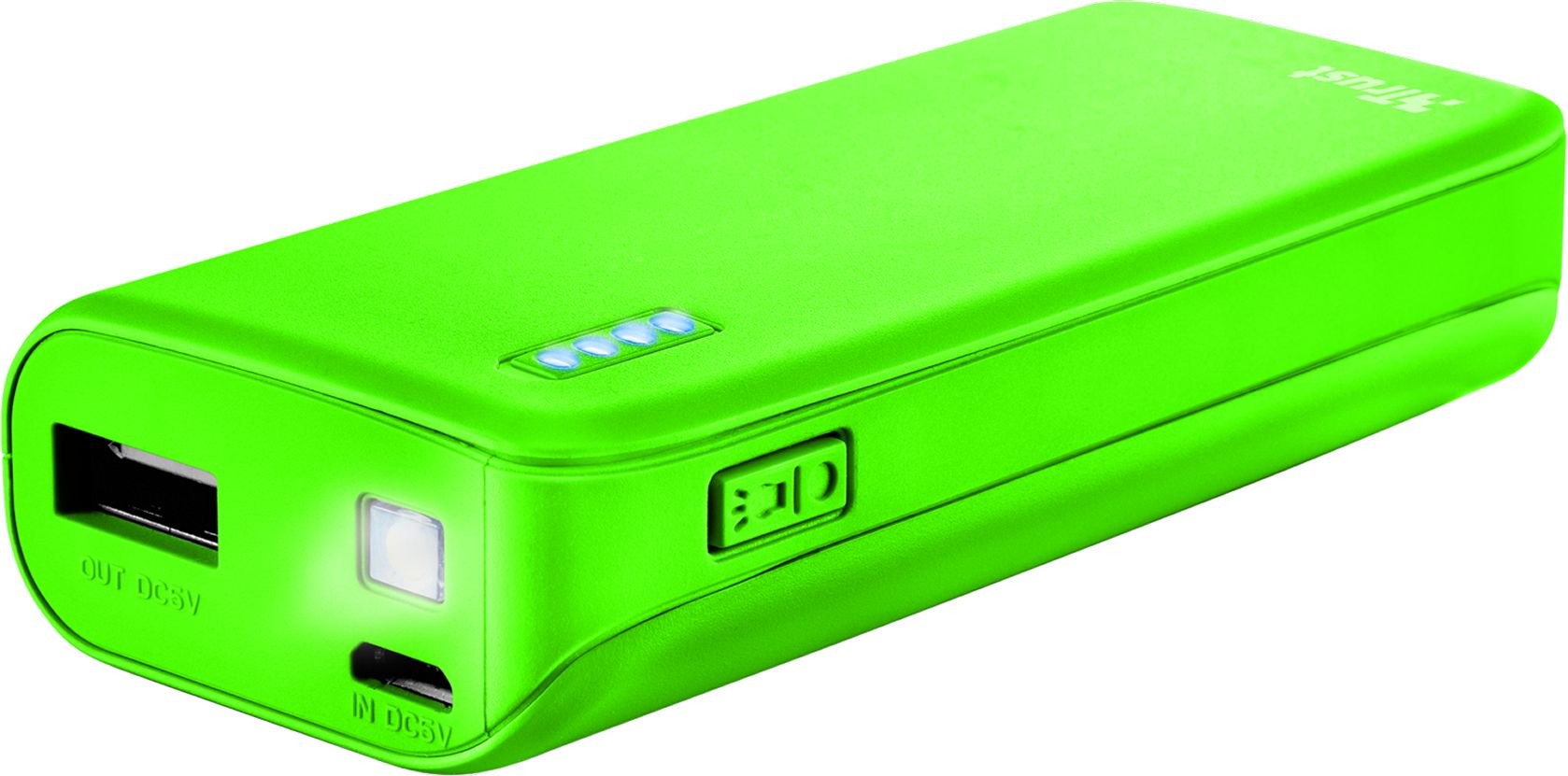 Trust Powerbank Primo 4400 zielony 22058