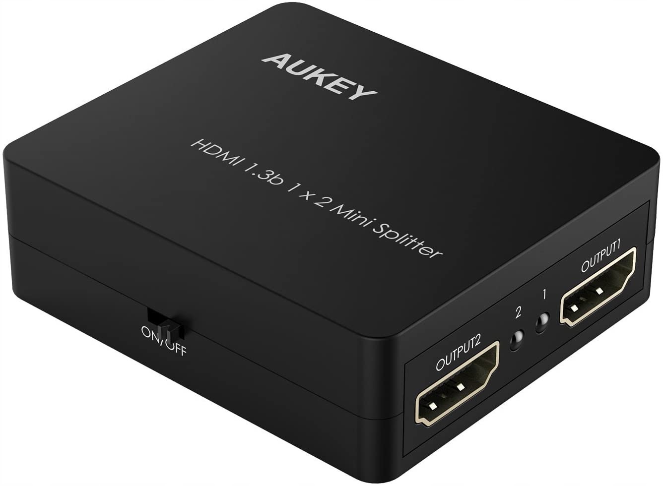Aukey HA-H01 1x2-PORT Hdmi 1.3b Mini Rozdzielacz