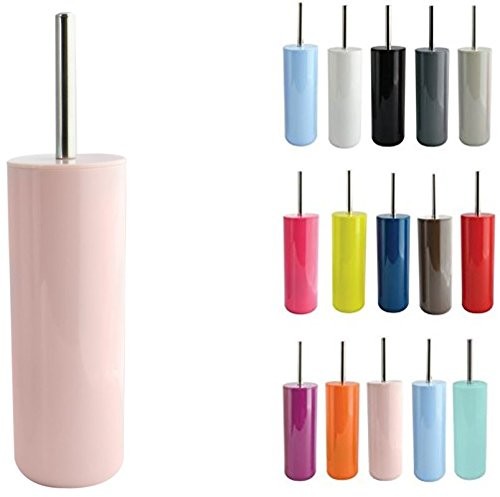 MSV szczotka do WC, szczotka sedesowa, szczotka toaletowa Inagua z pojemnikiem higienicznym, kolor czarny. 143977