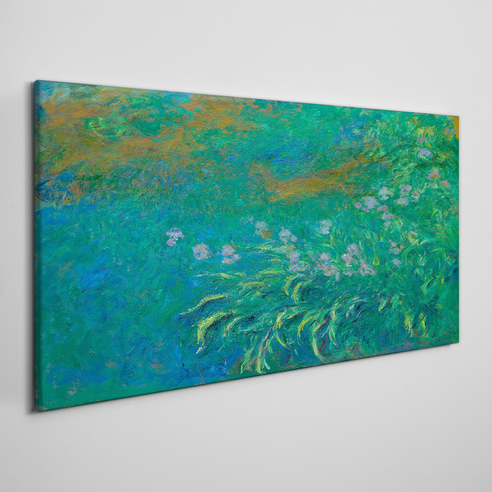 PL Coloray Obraz na Płótnie Irysy Monet 120x60cm