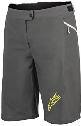 Alpinestars Alpine Stars Girls Short Stella Pathfinder Dark Shadow/Acid Yellow, czarny, 30 AP30WPATG930