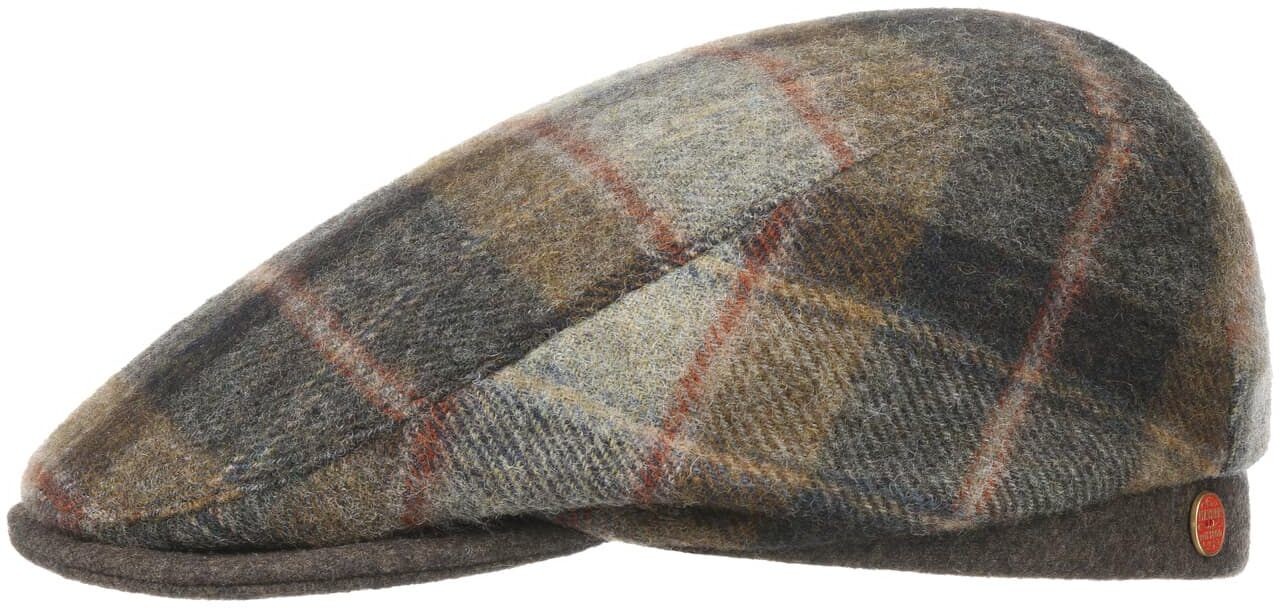 Płaski Kaszkiet Frankie Soft British by Mayser, brązowy, 60 cm