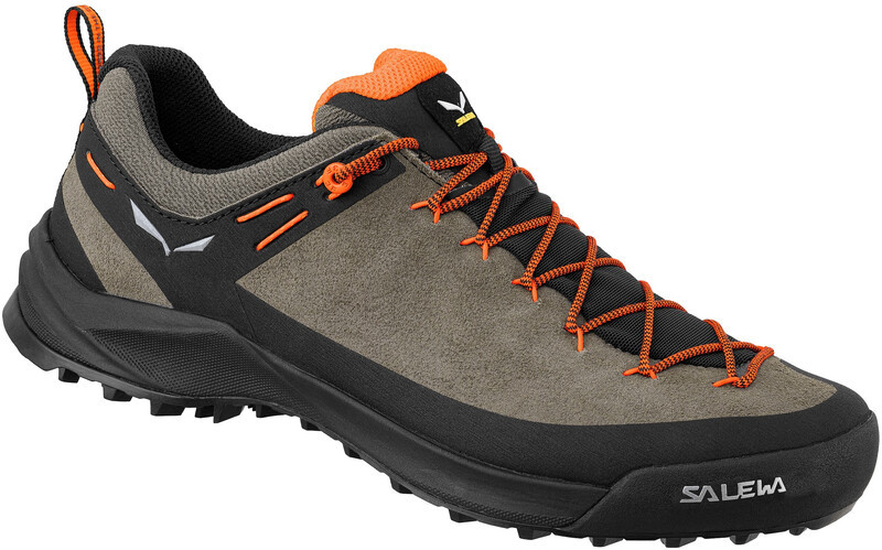 Salewa Wildfire Leather Shoes Men, beżowy/czarny UK 9 | EU 43 2022 Buty podejściowe 00-0000061395-7953-9