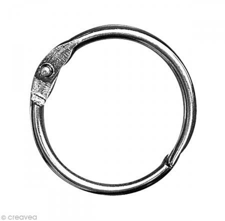 RAYHER HOBBY Rayher Hobby 2520400 metalowy pierścienie do otwierania, 25 MM średnica wewnętrzna, torebka SB 10 sztuki 2520400