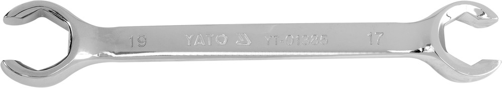 Yato Klucz oczkowy półotwarty płaski 17x19mm YT-01385