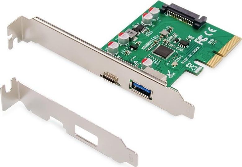 Digitus Kontroler Kontroler USB 3.1 PCI Express USB A Typ C 3.1 Gen.2 10Gbps DS-30225