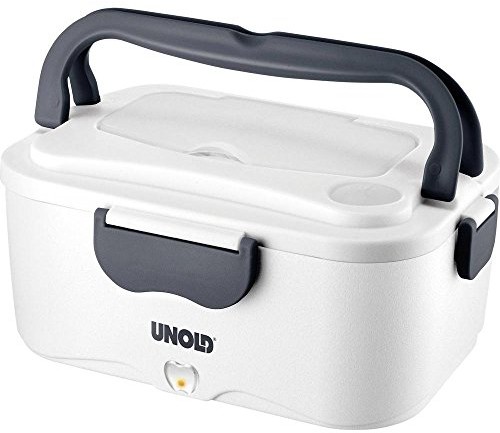 Unold 58850 elektryczny pojemnik na lunch, z tworzywa sztucznego, biały, 23,2 x 16,5 x 11,5 cm 58850