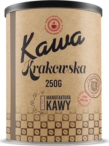 Manufaktura Siedlecka Kawy Siedlecka Kawy Kawa ziarnista SMK Krakowska 250 g 197925