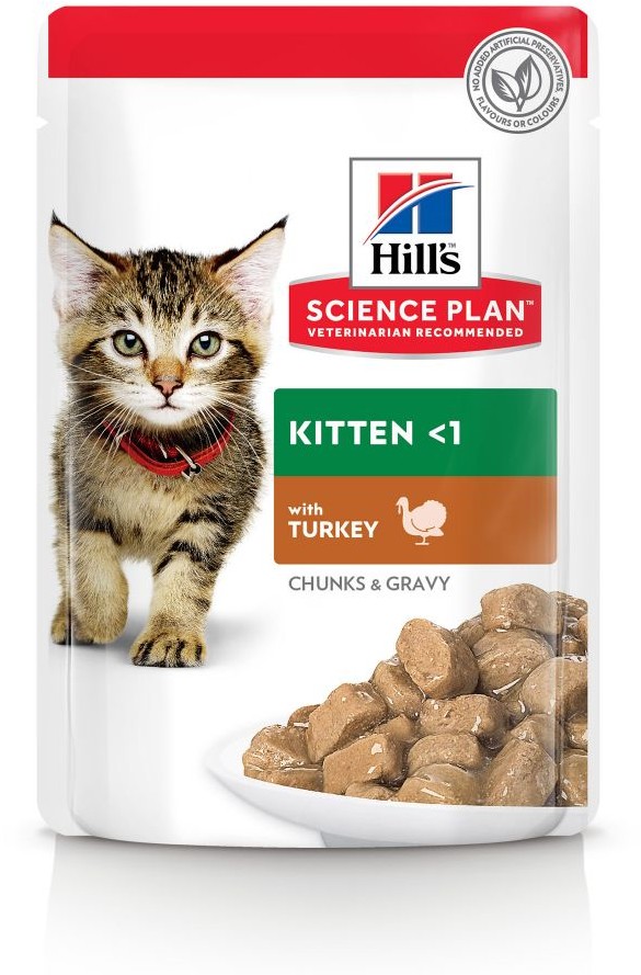 Hills Science Plan 21 + 3 gratis! Feline mokra karma dla kota 24 x 85 Kitten ryba morska