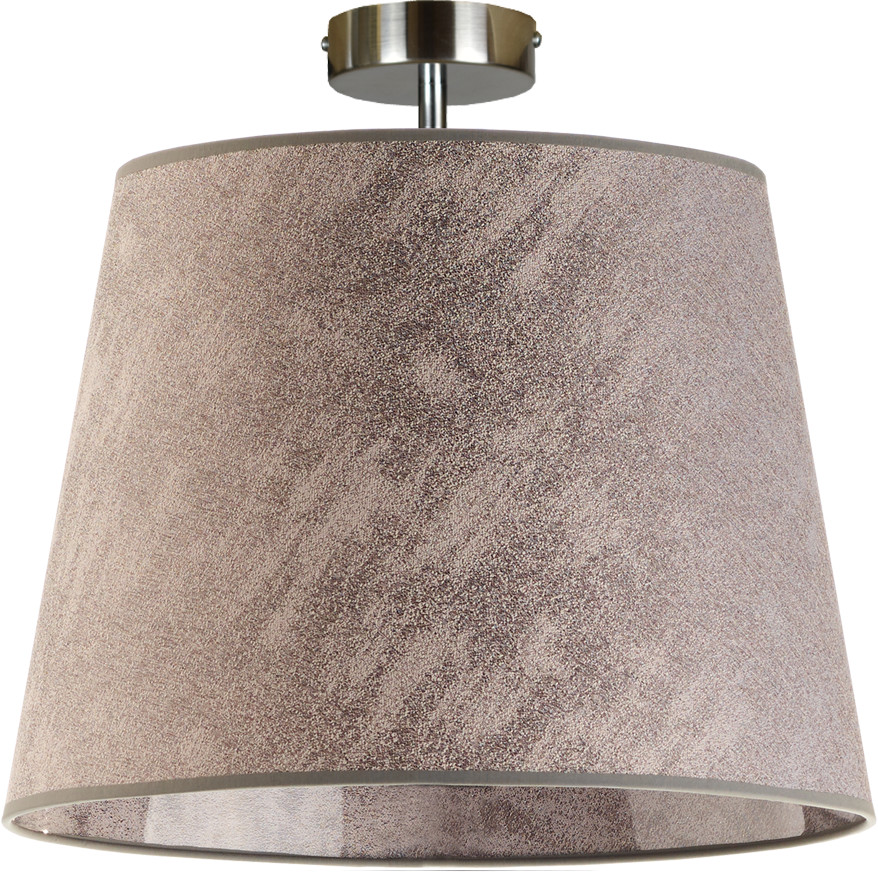 LYSNE Nowoczesna lampa sufitowa KAIR 14562 - kolor szary melanż (tzw. beton)