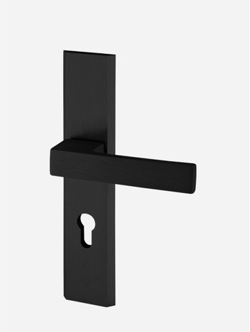 AXA KLAMKA ZEWNĘTRZNA HAGA PLUS 72mm KOLOR CZARNY 15-1224