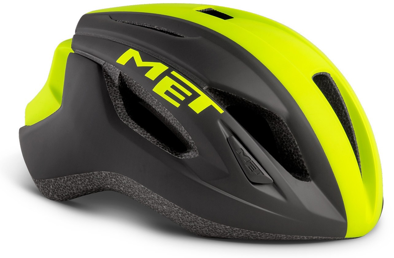 MET Kask Strale szosowy M czarno-żółty matowy 3HM107MONG1