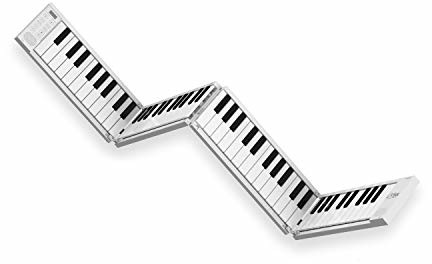 Blackstar Składane pianino firmy Blackstar | 88 klawiszy przenośne fortepian z wbudowaną baterią USB i MIDI przez USB 128 dźwięków klawiatura fortepianowa 1,6 kg 33 cm, BA203010 CARRYON-PIANO88