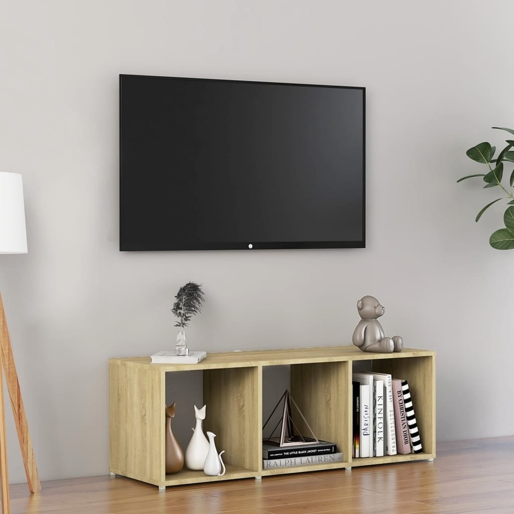 vidaXL Lumarko Szafka pod TV, dąb sonoma, 107x35x37 cm, płyta wiórowa 805537