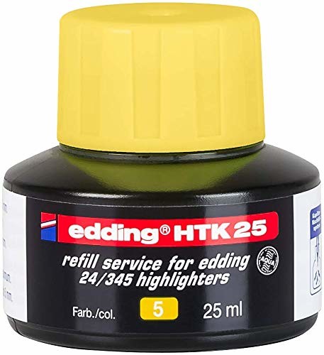 Edding tusz uzupełniający HTK 25, f. Highlighter 25 ML, żółty