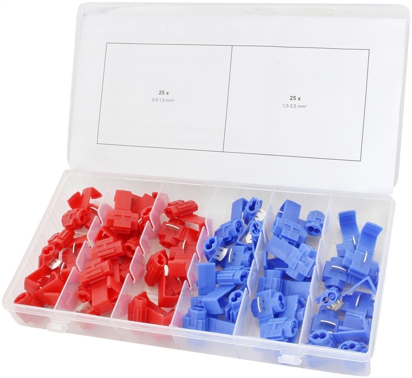 Szybkozłączki Elektryczne Złączki Zestaw 50 el.