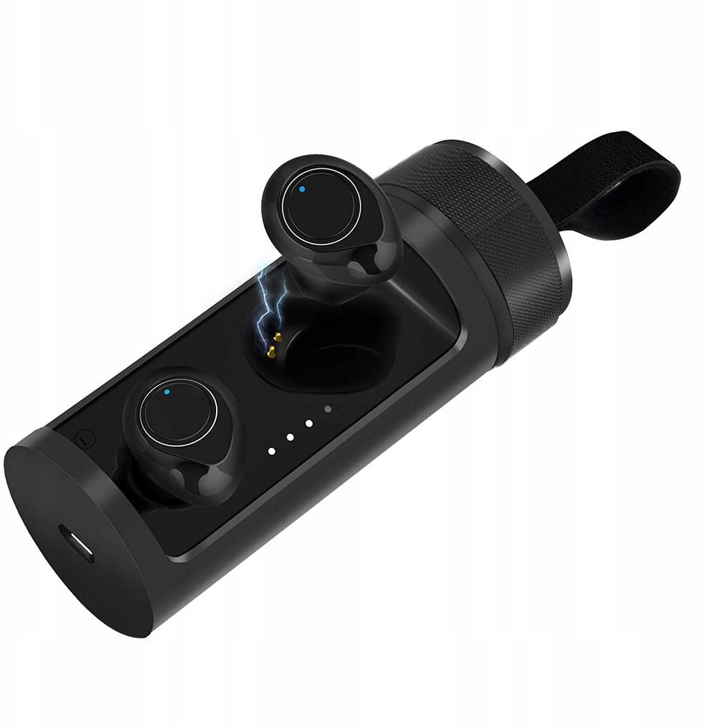 Bezprzewodowe Słuchawki Bluetooth Stacja Deluxe Czarne