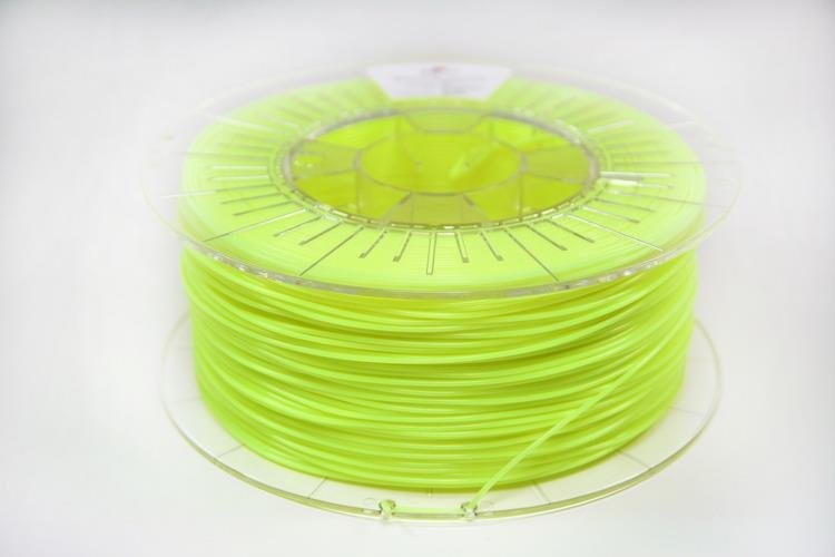 SPECTRUM Filament do drukarki 3D SPECTRUM PLA, żółty fluorescencyjny, 1.75 mm
