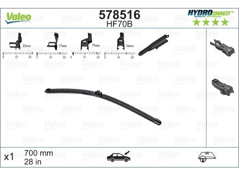 Valeo Pióro wycieraczki 578516