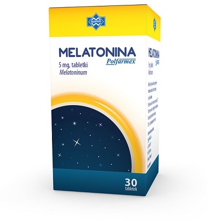 POLFARMEX S.A. Melatonina Polfarmex 5mg 30 Tabletek