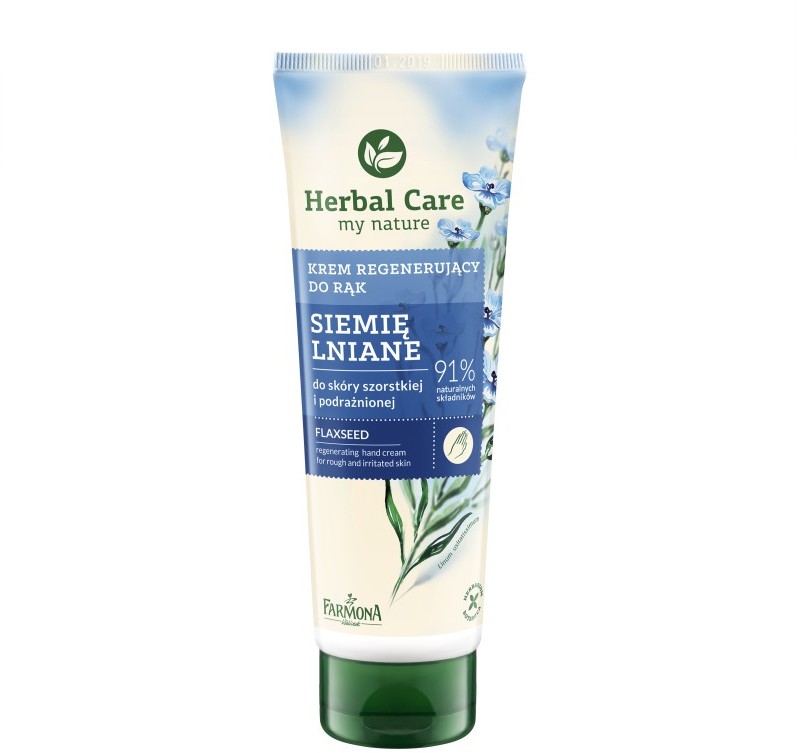 Herbal Care krem odżywczy do rąk Siemię Lniane 100ml
