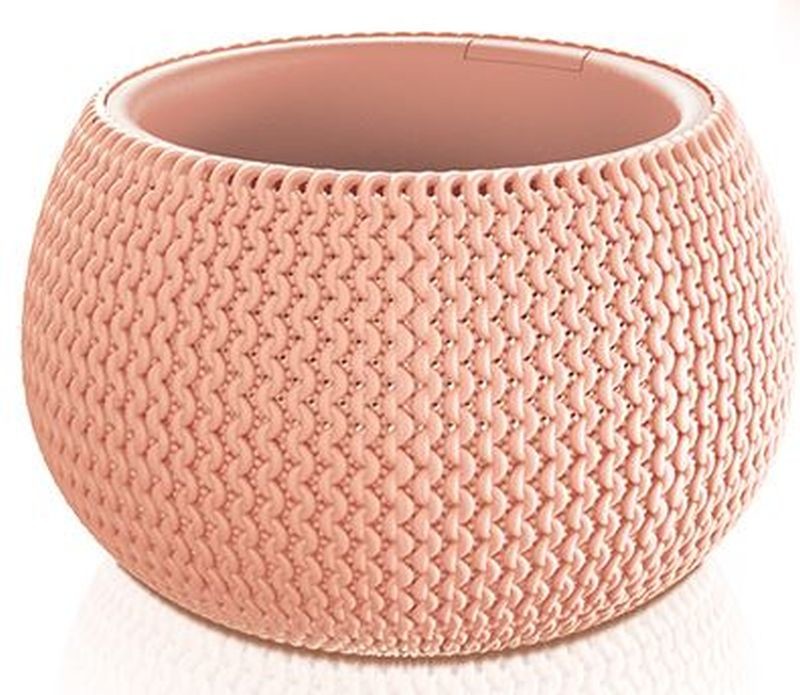 Prosperplast SPLOFY Bowl doniczka 37 cm, brzoskwinia DKSP370