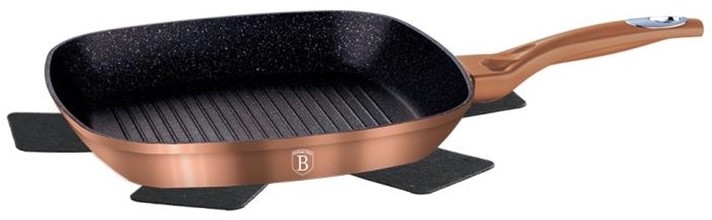 Berlinger Haus Patelnia grillowa z linii Metallic Line Rose Gold 28 cm