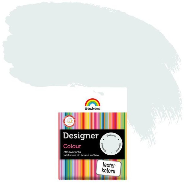 Beckers Tester farby DESIGNER COLOUR Silver pearl