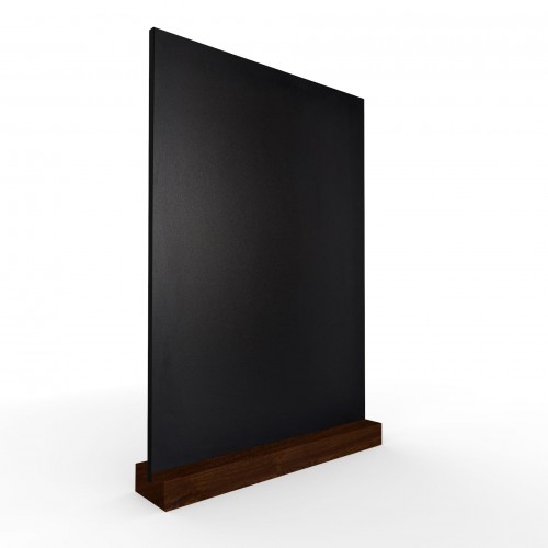Allboards Tablica kredowa czarna dwustronna format A6 na stolik TBSA6