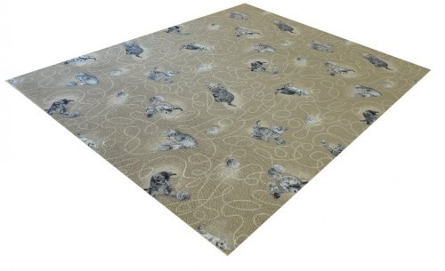 DYWAN DZIECIĘCY KOTKI BEŻ 500x500cm KAŻDY ROZMIAR 9B0F-276FB