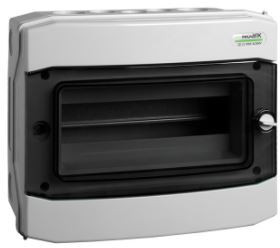 Plastikowa obudowa instalacyjna natynkowa IP65 1 rząd 12 modułów PHS 12T)
