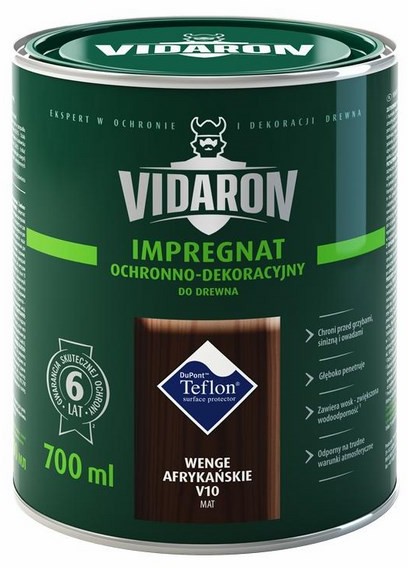 Vidaron Impregnat do drewna wenge afryka$299skie 0 7 l