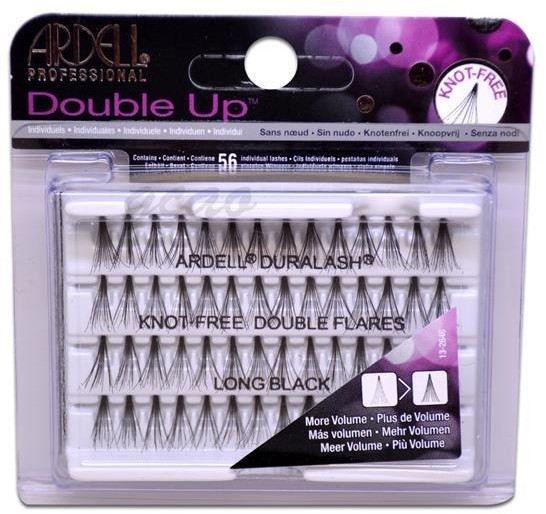 Ardell Rzęsy i akcesoria Double Up zestaw 56 kępek rzęs Long Black