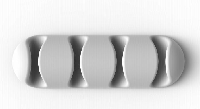 BlueLounge CableDrop multi uchwyt na 4 kable 2 szt biały ARBLLAPLCABDRM2