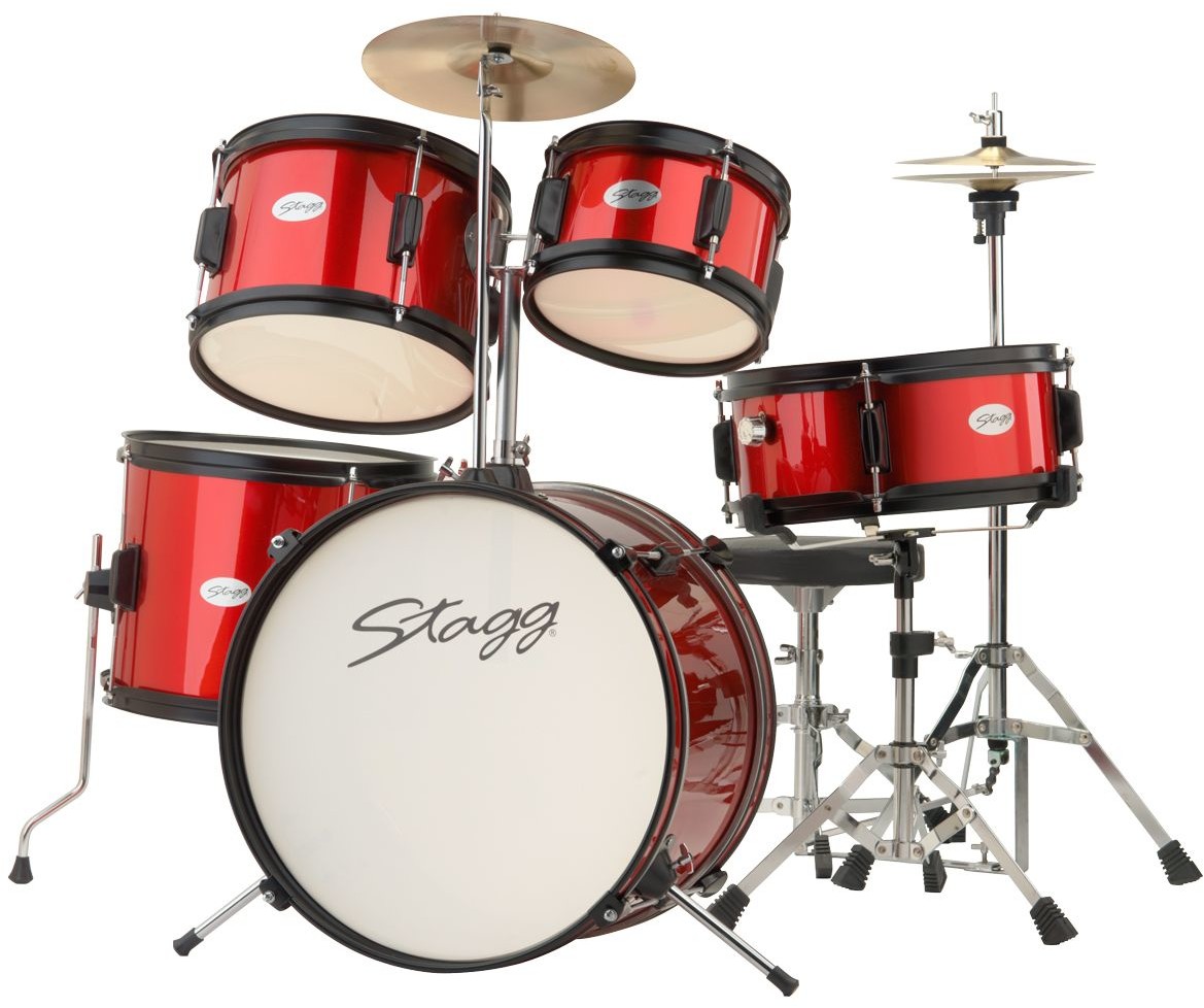 Stagg TIM JR 5/16 RD - akustyczny zestaw perkusyjny, seria Junior 32467