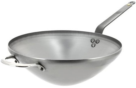DE BUYER żelazo patelnia WOK Minerał B deBuyer 40 cm