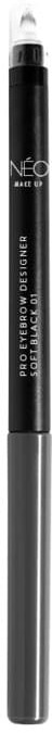 NeoMakeup NeoMakeup Soft Black 01 Kredka do oczu 1.0 pieces