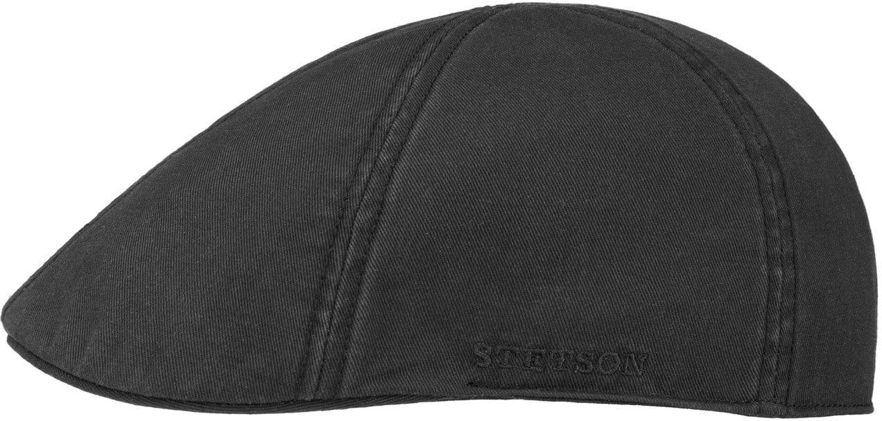 Płaski Kaszkiet z Ochroną UV Texas by Stetson, czarny, L (58-59 cm)