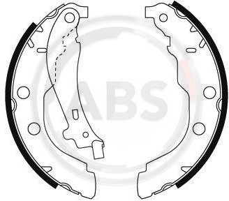 A.B.S. Zestaw szczęk hamulcowych 8985
