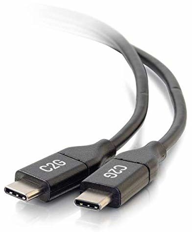 C2G 1,8 m kabel USB C - USB 2.0 (3A) - M/M kabel USB typu C - czarny - kabel USB - USB-C (M) na USB-C (M), USB 2.0, 3 A, 1,8 m - czarny 88826