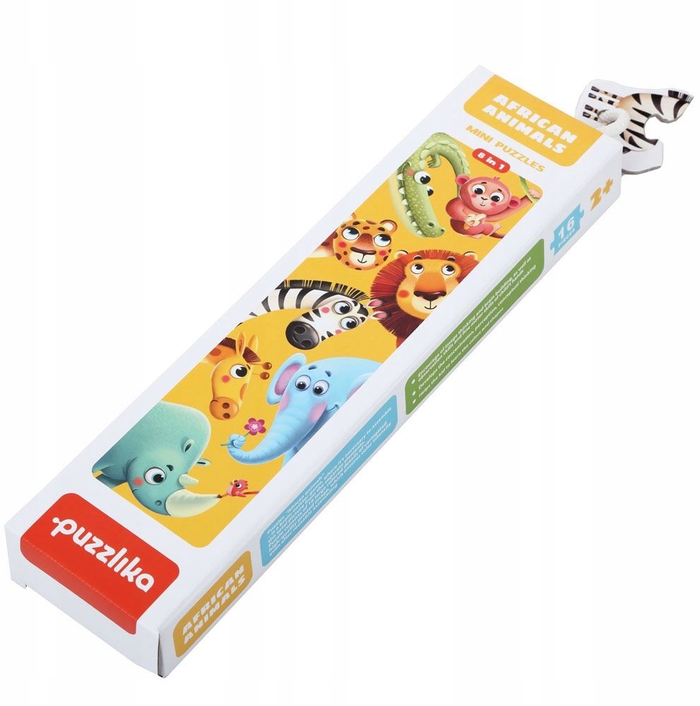 Puzzlika Mini Puzzle 8w1 Zwierzęta Afryka 14774
