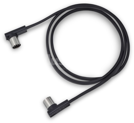 RockGear by Warwick RockBoard flat midi cable - 1 m, black (RBO CAB MIDI 100 BK)