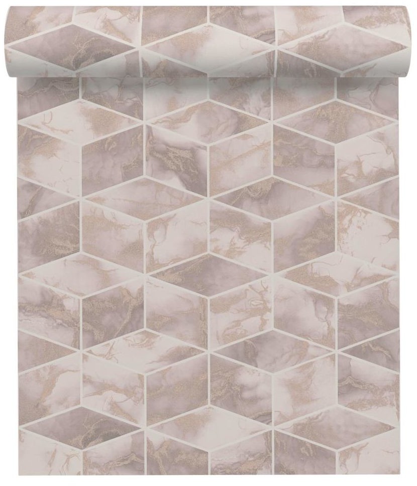 A.S. Creation Tapeta Metropolitan 378632 brązowa winylowa na flizelinie